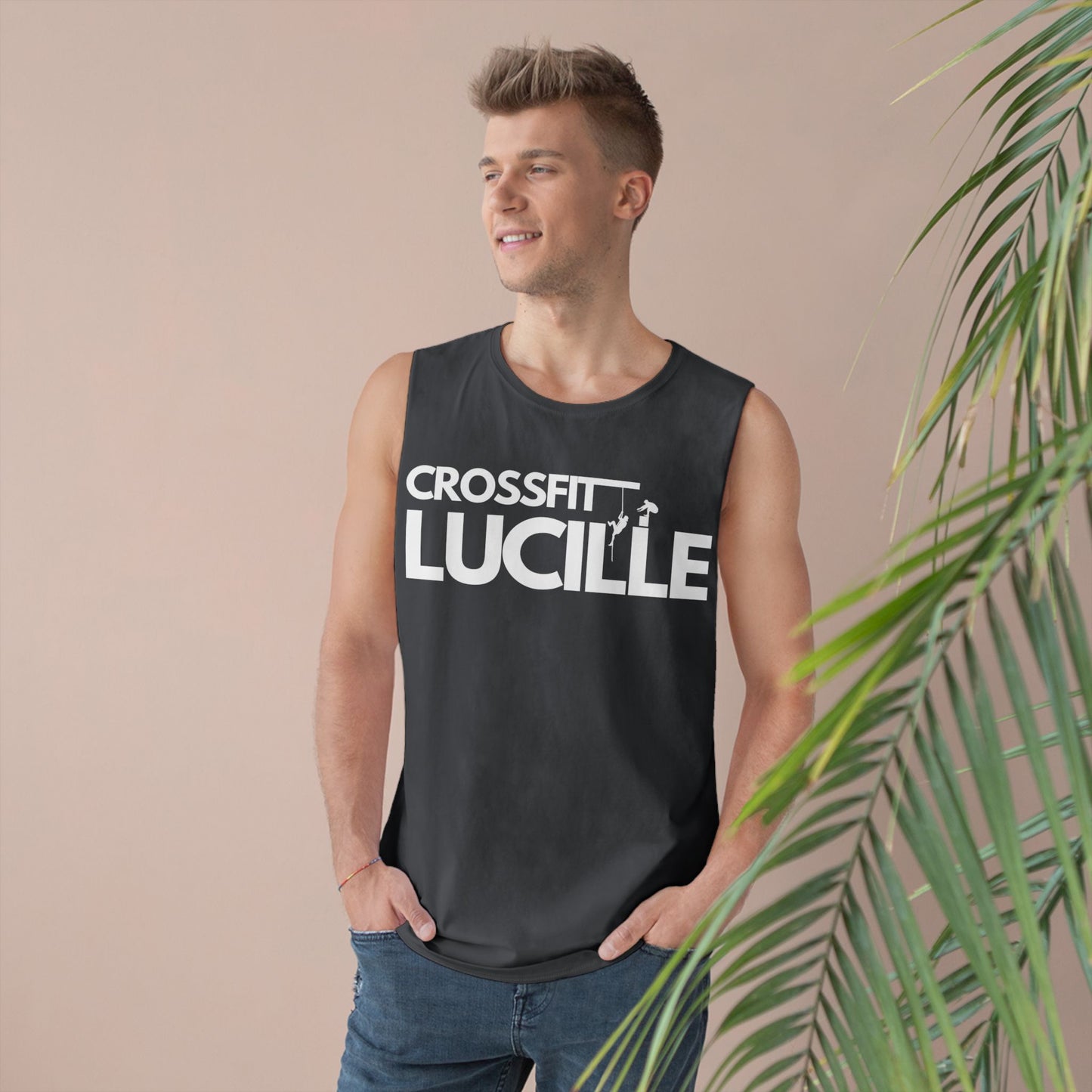 Unisex CrossFit Tank - Lucille Gym Sleeveless Tee for Fitness Enthusiasts