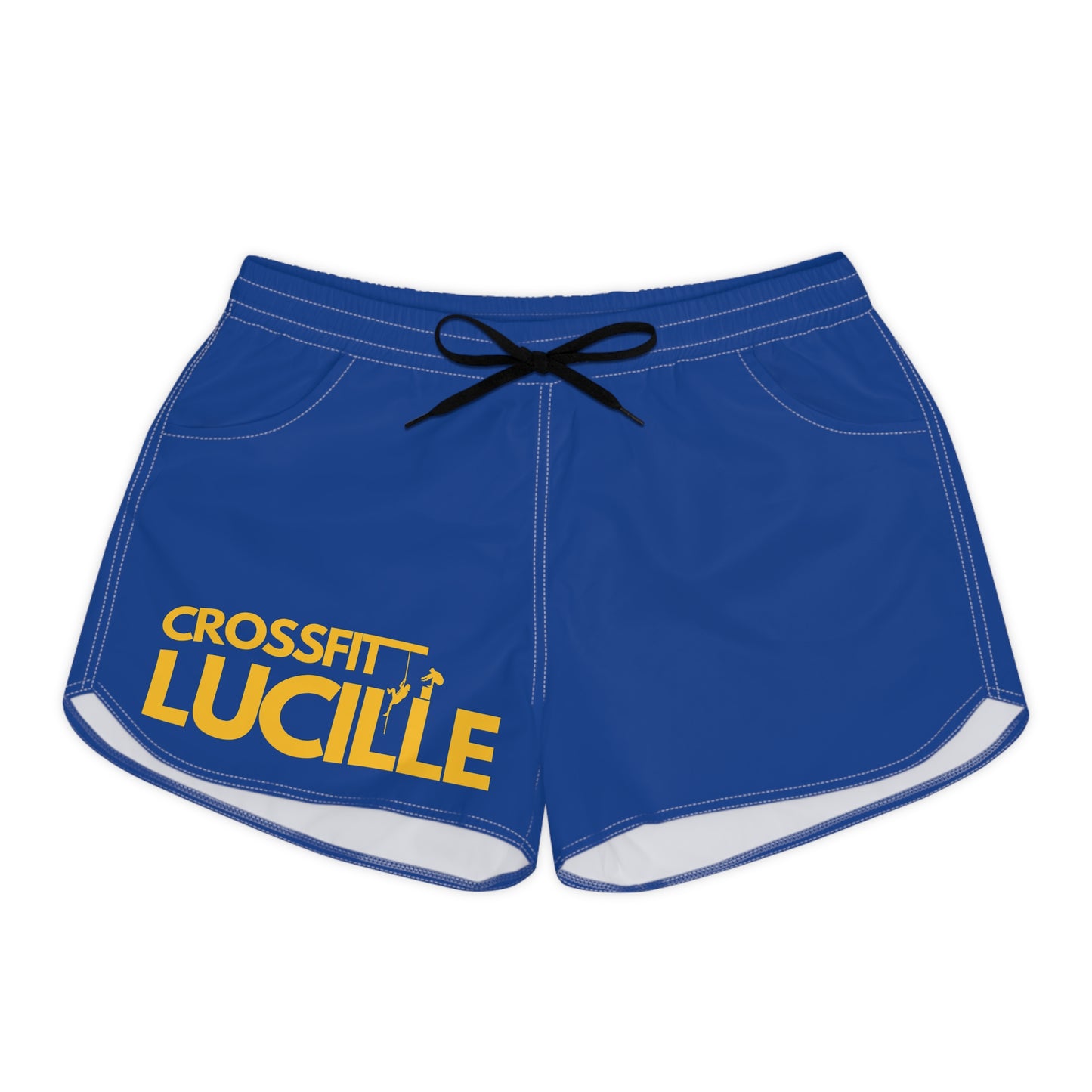 Custom Blue Casual Shorts for CrossFit Lucille - Women's Athletic Wear