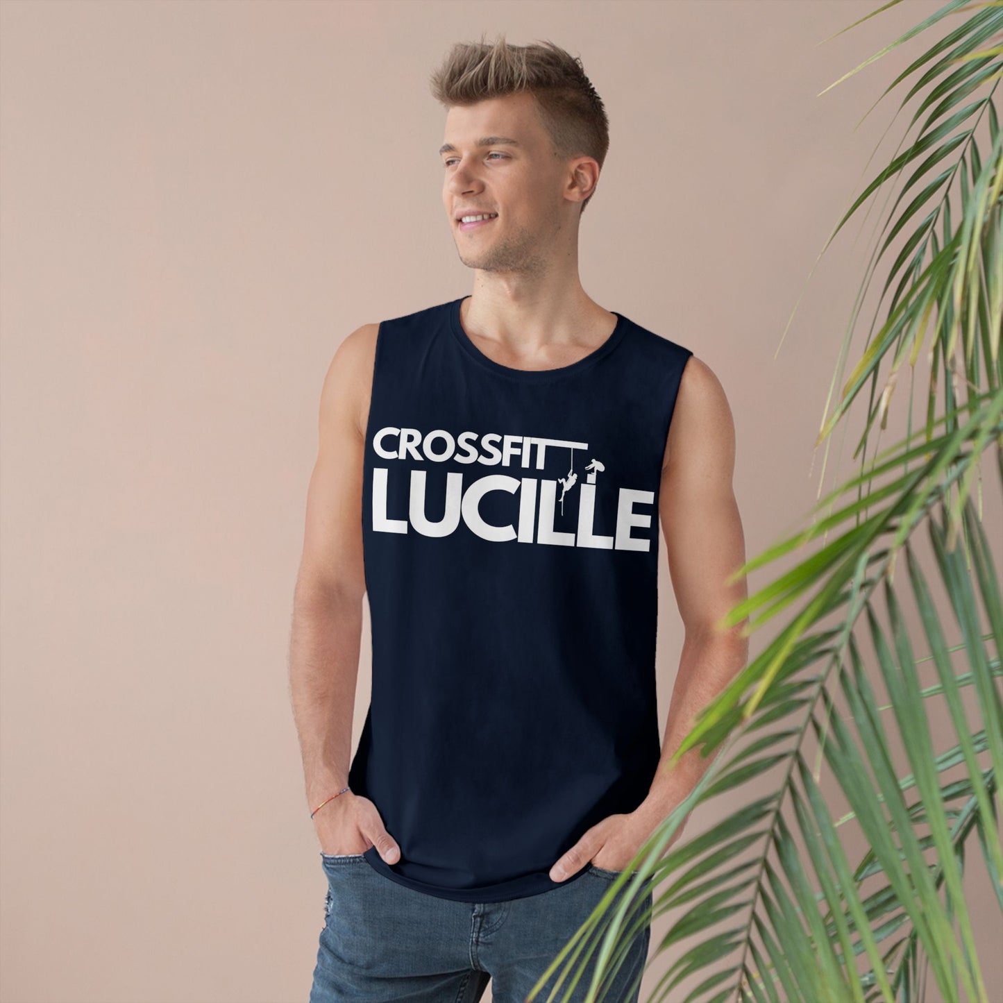 Unisex CrossFit Tank - Lucille Gym Sleeveless Tee for Fitness Enthusiasts
